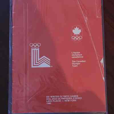 1980 Winter Olympics Canadian Team Program