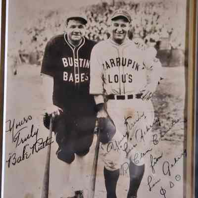Ruth, Babe and Lou Gehrig