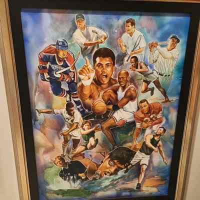 Athletes of the Millenium; Gretzky, Ruth, Woods, Sampras, Ali, Owens, Jordan, Brown, Pele, Thorpe, Spitz, Didrikson and Nicklaus