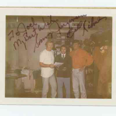 Sonny Jurgensen and Joel Platt
