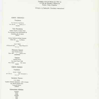 International Gymnastics Federation Official Stationary