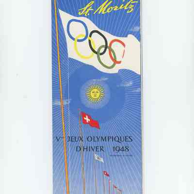 1948 Winter Olympics Program