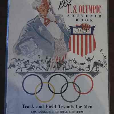 1952 US Olympics Souvenir Book