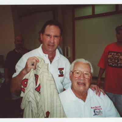 Bob Feller and Joel Platt