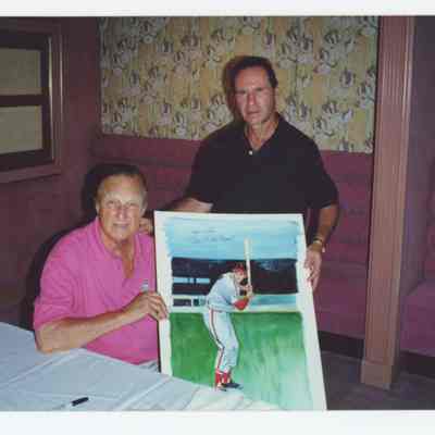 Stan Musial and Joel Platt
