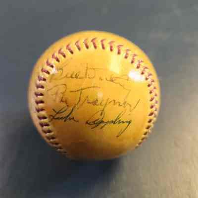 Ruffing, Hoyt, Trayner, Lyons, Gehringer, Schalk, L. Waner, Grove, Feller, DiMaggio, Coveleski, Musial, Dickey, Appling, Feller, Covelevski, and Manush