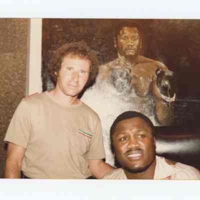 Joe Frazier and Joel Platt