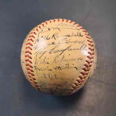 1949 Dodgers; Jackie Robinson, Roy Campanella, Reese, Branca, Roe and others