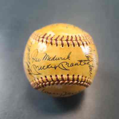 Feller, Bob; Luke Appling, Joe Medwick, Mickey Mantle, Buckey Walter, Dizzy Dean, El Roy Face, Red Ruffing, Chas Gehringer, Duke Snider, Mickey Vernon and Whitey Ford