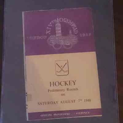 1948 Olympics Hockey Guide