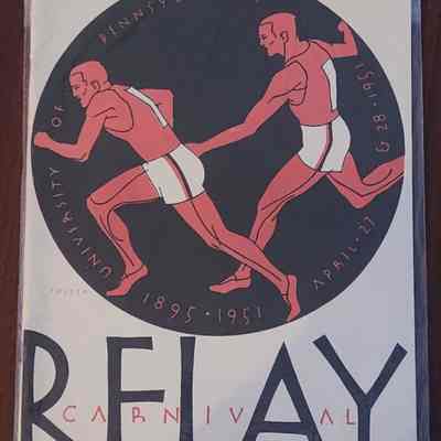 1951 University of Pennsyvalnia Track and Field Program