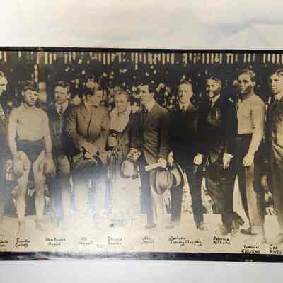1912 Conley vs. Coulon Pre-Fight Photograph