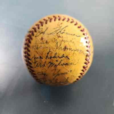 1950's Giants; Monte Irvin, Bill Rigney, Jim Hearn, Wess Westrum, Harry Thompson, Clint Hartung, Bobby Thomson, Larry Jansen, Dave Doslo and 17 others