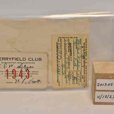Seitzer paperwork Grenier Field 1940 194