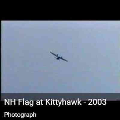NH Flag at Kitty Hawk - 2003