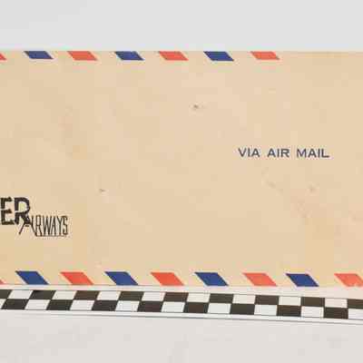 Commemorative Air Mail Envelope - Buker Airways, Springfield to Boston