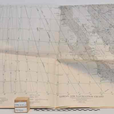 LORAN Air Nav Chart- August 1945