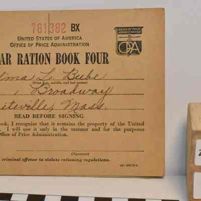 WW2 Ration Book