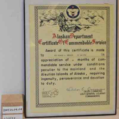 Certificate Don Breslin