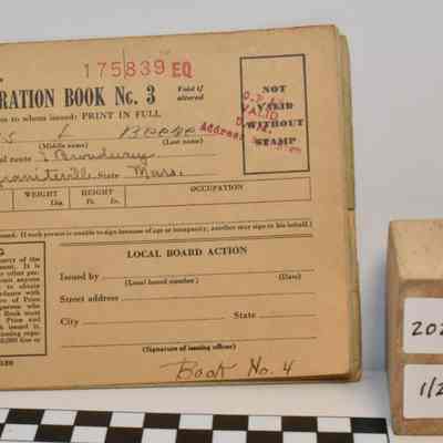 WW2 Ration Book