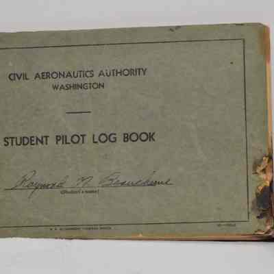 Pilot Log Beauchesne Raymond 1939 #2