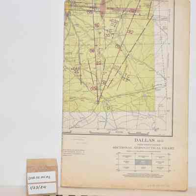 Dallas Sectional Aeronautical Chart 1944