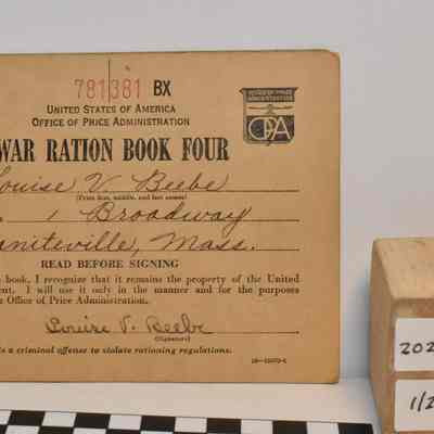 WW2 Ration Book
