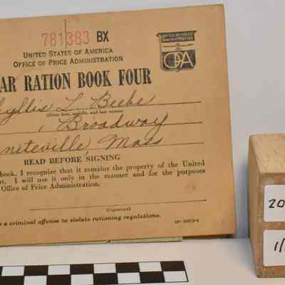 WW2 Ration Book