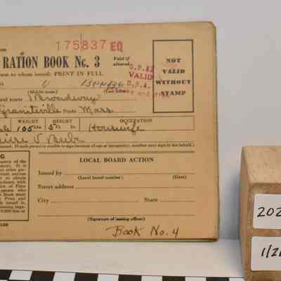 WW2 Ration Book