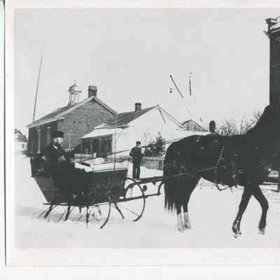 Newtonville winter scene