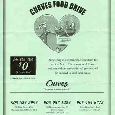 Curves Food Drive