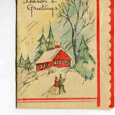 Small Seasons Greetings Card