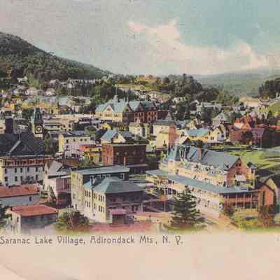 Saranac Lake Village, Adirondack Mts., N. Y.