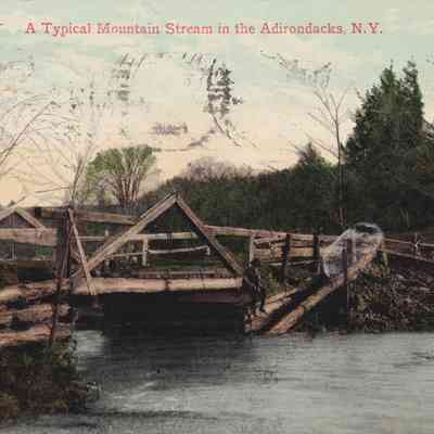 A Typical Mountain Stream in the Adirondacks, N. Y.