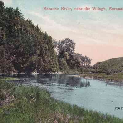 Saranac River, near the Village, Saranac Lake, N.Y.