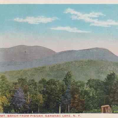 Mt. Baker from Pisgah, Saranac Lake, N. Y.