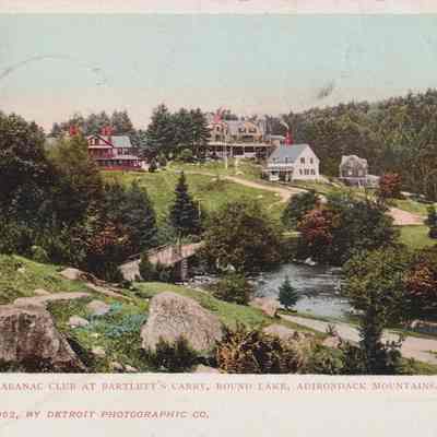 Saranac Club at Bartlett's Carry, Round Lake, Adirondack Mountains