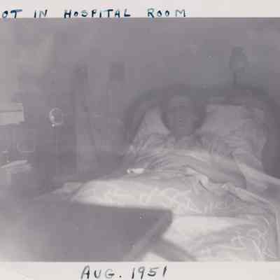 Dot in Hospital Room