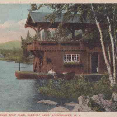 Boat House, Ampersand Golf Club, Saranac Lake, Adirondacks, N. Y.