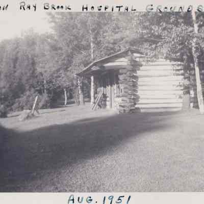 Cabin on Ray Brook Hospital Grounds