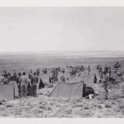 Front View of Tents...