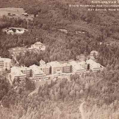 Airplane View of State Hospital for Incipient Tuberculosis, Ray Brook, New York