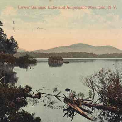 Lower Saranac Lake and Ampersand Mountain, N.Y.