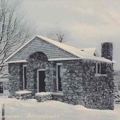 Sanitarium Library, Saranac, "Adirondacks"