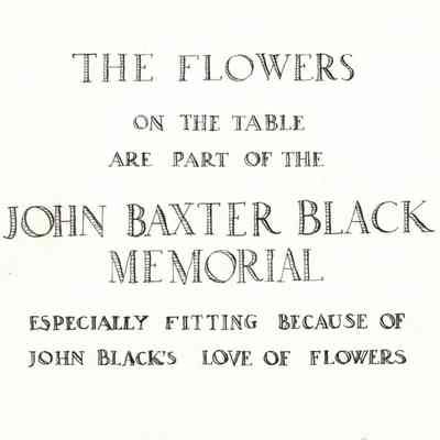 The Flowers on the Table...