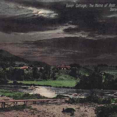 Baker Cottage, The Home of Robt. Louis Stevenson, Saranac Lake, N.Y.