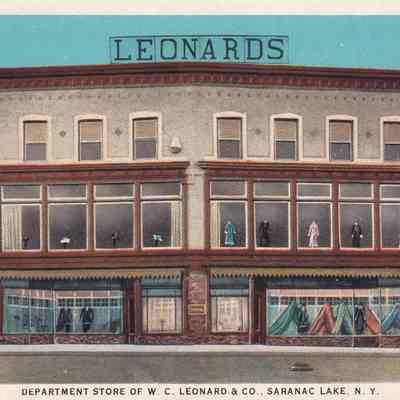 Department Store of W. C. Leonard & Co., Saranac Lake, N. Y.