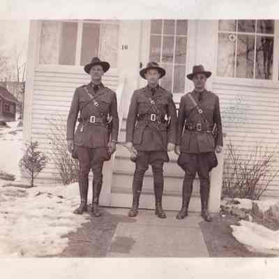 Emperor, Halse [?], Benoit. Taken day of Ranger Hopkins' funeral.