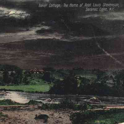 Baker Cottage, the Home of Robt. Louis Stevenson, Saranac Lake, N. Y.