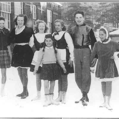 Skaters at the Curling Club